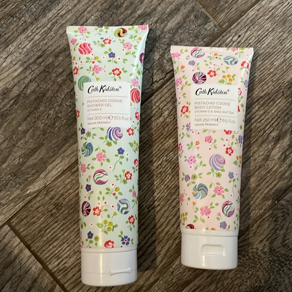 Cath Kidston PISTACHIO COOKIE Shower Gel 10.1 oz & Body Lotion 8.5 oz Set NEW - Picture 8 of 8